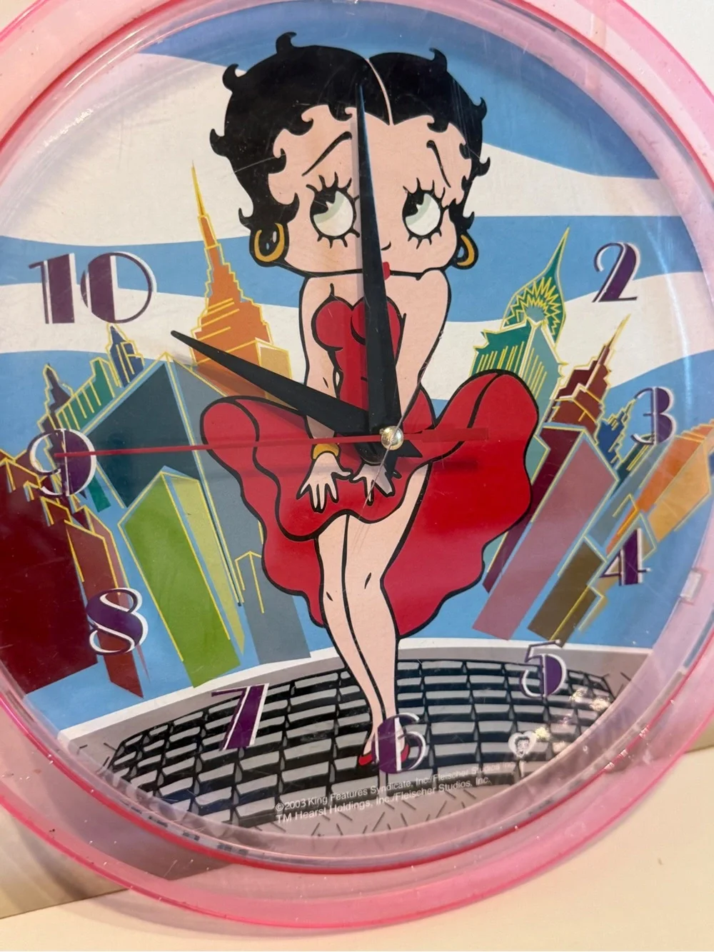 Betty Boop Maryland Style In The City Wall Clock Collectible Vintage Pre-Owned